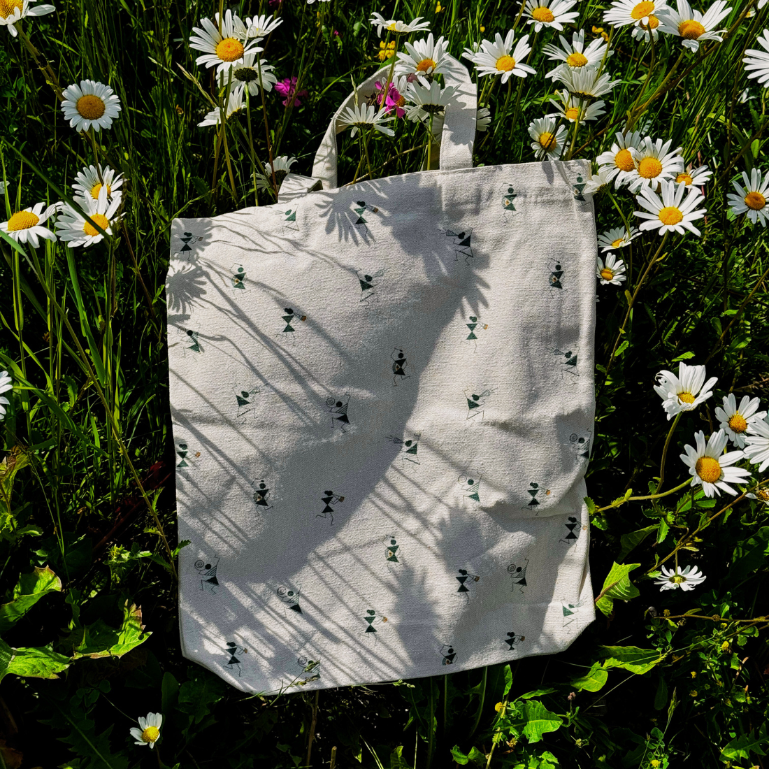 Warli Fiesta Fling Einkaufstasche