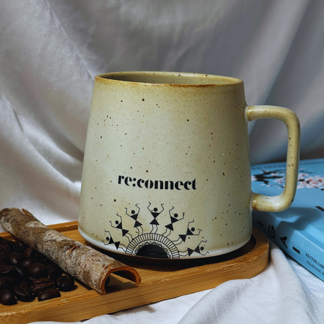 Reconnect Warli Design Ceramic | 330ml